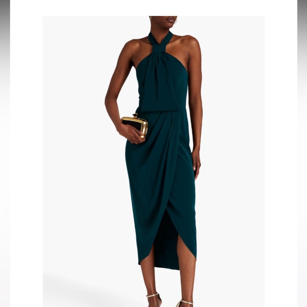 Pine green dress